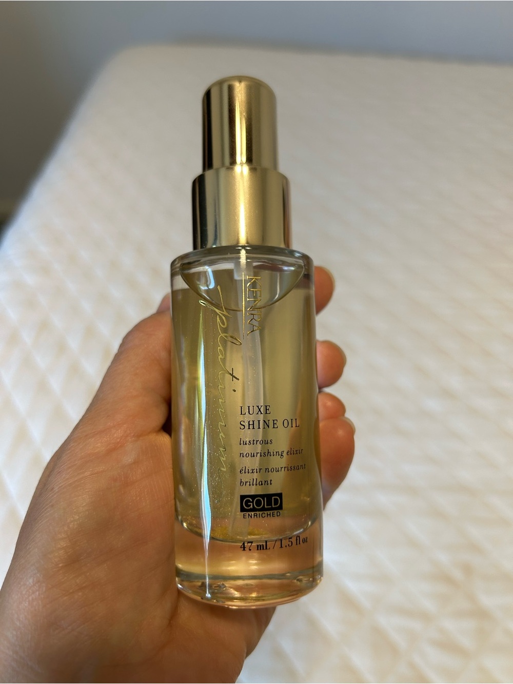 Kendra Luxe Shine Oil - Gold Enriched Hair Treatment (Clear/Gold)